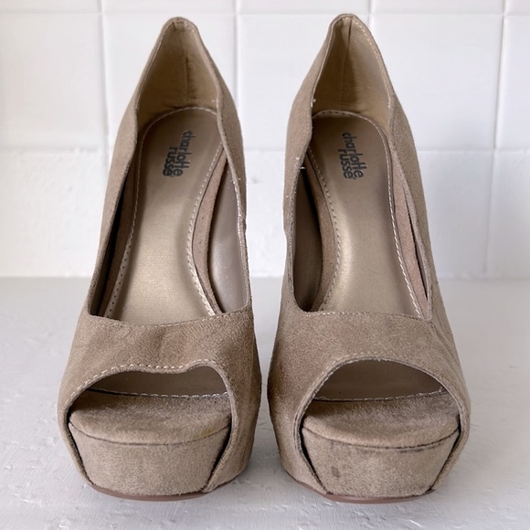 Charlotte Russe Platform Peep Toe Heels - Picture 3 of 6